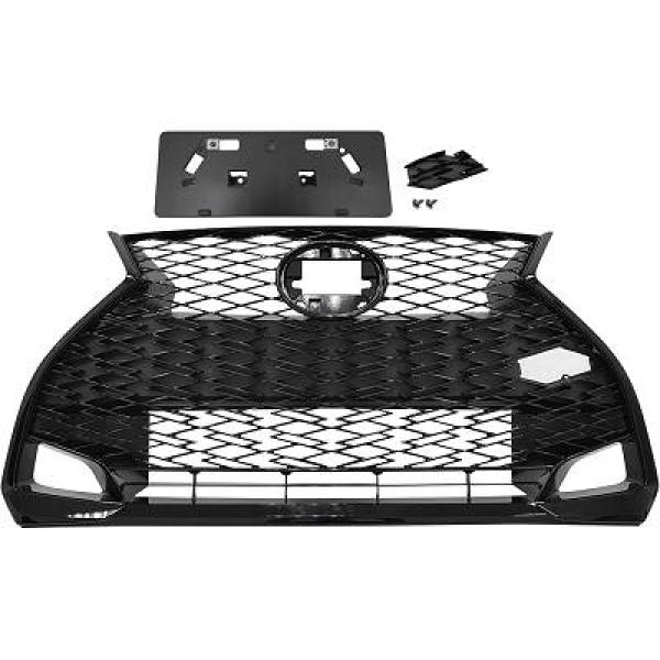 LEXUS IS 20+ Honeycomb Svart Sportgrill F Sport-Look DIEDERICHS i gruppen Välj bilmodell / Lexus / IS 13+ hos DDESIGN Scandinavia AB (6741340)