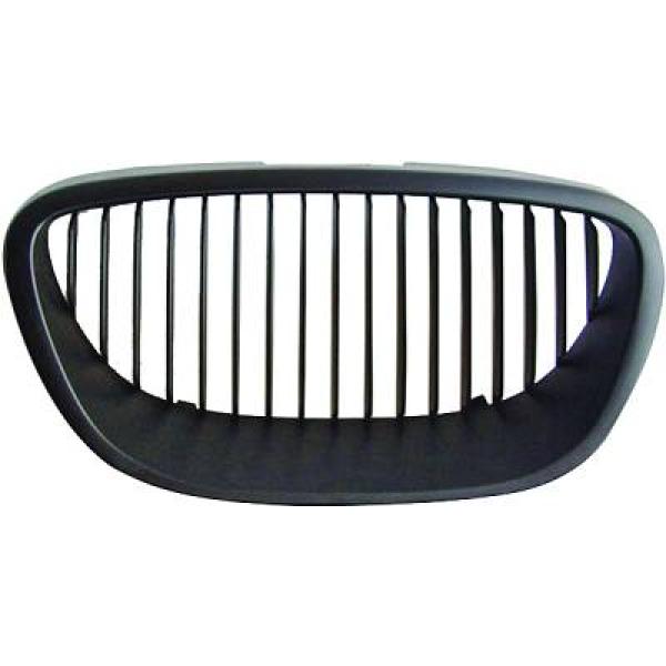 SEAT LEON 04-09 Ribbad Svart Sportgrill Utan Emblem DIEDERICHS i gruppen Välj bilmodell / Seat / Leon Mk2 05-11 / Styling / Grill hos DDESIGN Scandinavia AB (7432340)
