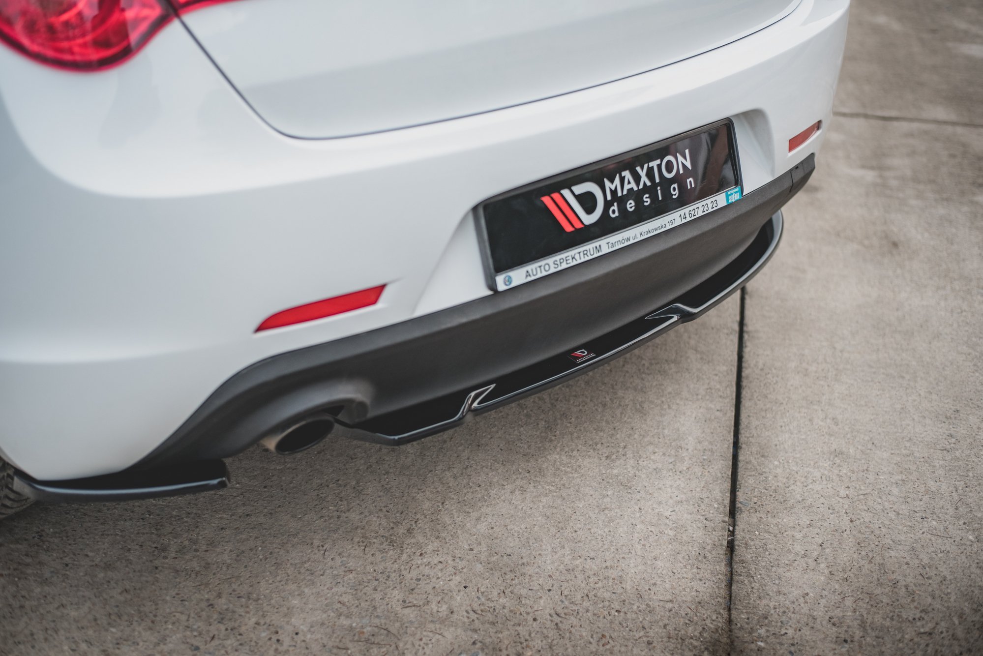 Alfa Romeo Giulietta Facelift 2016-2020 Bakre Splitter V.1 Maxton Design