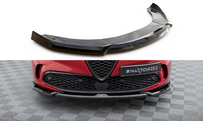 Alfa Romeo Tonale Mk1 2022+ Frontläpp / Frontsplitter V.1 Maxton Design i gruppen Bilmodeller / Alfa Romeo / Tonale 2022+ hos DDESIGN AB (AL-TO-1-FD1G)