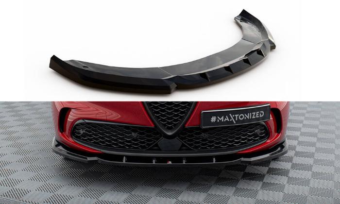 Alfa Romeo Tonale Mk1 2022+ Frontläpp / Frontsplitter V.2 Maxton Design i gruppen Bilmodeller / Alfa Romeo / Tonale 2022+ hos DDESIGN AB (AL-TO-1-FD2G)