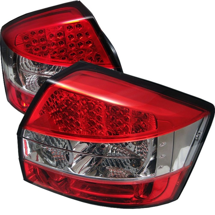 ALT-YD-AA402-LED-RC Audi A4 02-05 LED Bakljus - Röda Klara Spyder Auto