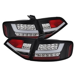 ALT-YD-AA409-LED-BK Audi A4 09-12 4Dr LED Bakljus - (Ej LED-lampor) - Svarta Spyder Auto