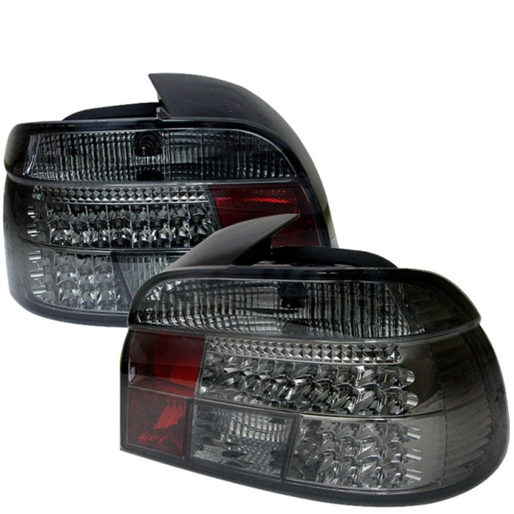 ALT-YD-BE3997-LED-SM BMW E39 97-00 LED Bakljus - Röktonade Spyder Auto