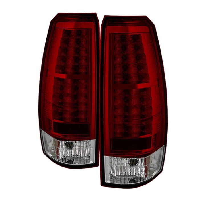 ALT-YD-CAV07-LED-RC Chevy Avalanche 07-13 LED Bakljus - Röda Klara Spyder Auto