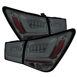 ALT-YD-CCRZ11-LBLED-SM Chevy Cruze 2011-2014 Ljuslist LED Bakljus - Röktonade Spyder Auto