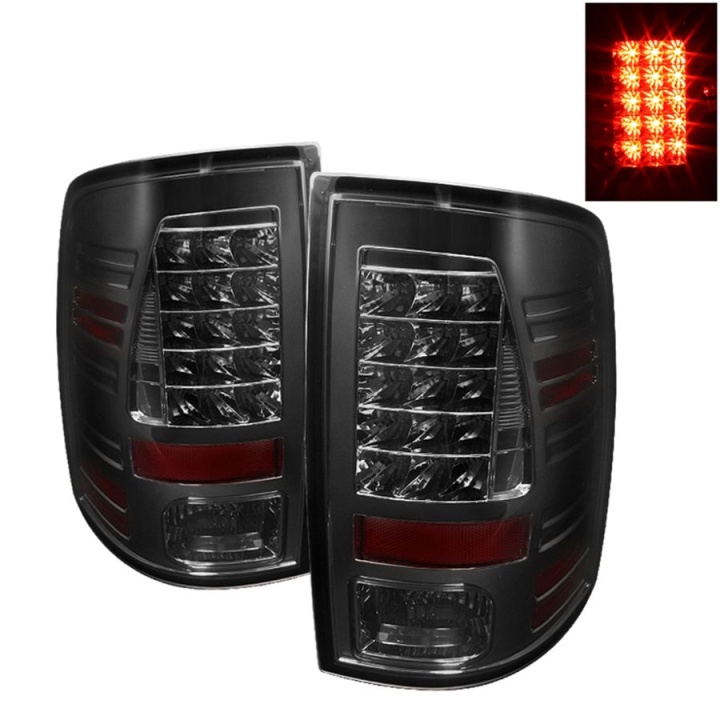 ALT-YD-DRAM09-LED-SM Ram 1500-3500 09-14 LED Bakljus - (För Modeller utan LED-belysning) - Röktonade Spyder Auto