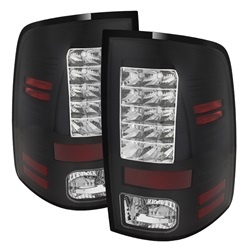 ALT-YD-DRAM13-LED-BK Dodge Ram 1500 13-14 / Ram 2500/3500 13-14 LED Bakljus -(För Modeller med LED-belysning) - Svarta Spyder Auto