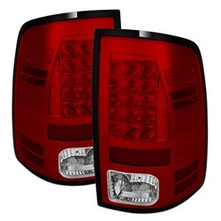 ALT-YD-DRAM13-LED-RC Dodge Ram 1500 13-14 / Ram 2500/3500 13-14 LED Bakljus -(För Modeller med LED-belysning) - Röda Klara Spyder Auto