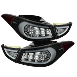 ALT-YD-HYELAN11-LED-BK Hyundai Elantra 11-13 Ljuslist LED Bakljus - Svarta Spyder Auto