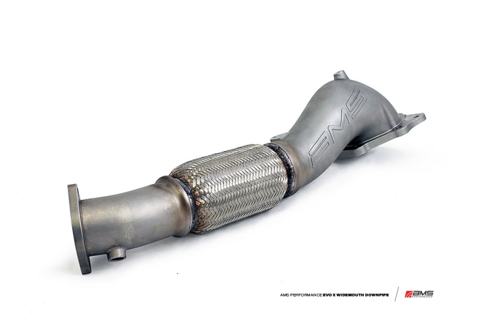 AMS.04.05.0001-1 EVO X Widemouth Downpipe Med Elbow AMS Performance