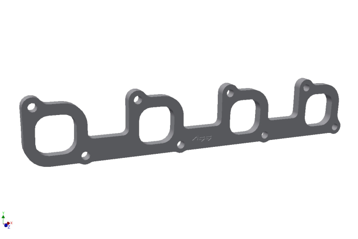 Grenrörsfläns Rödmotor Volvo B230 8v – 10mm i gruppen Välj bilmodell / Volvo / 740 - 745 - 760 1984-1992 / Tuning hos DDESIGN Scandinavia AB (AS-007003-01)