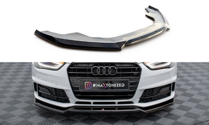 Audi A4 Competition B8 Facelift 2011-2015 Frontläpp / Frontsplitter V.2 Maxton Design i gruppen Bilmodeller / Audi / A4 - S4 - RS4 (B8) 2007-2014 / Styling / Front hos DDESIGN AB (AU-A4-B8F-COMP-FD2G)