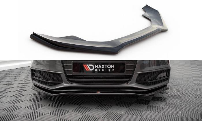 Audi A4 S-Line / S4 B8.5 2011-2015 Frontsplitter V.4 Maxton Design i gruppen Bilmodeller / Audi / A4 - S4 - RS4 (B8) 2007-2014 / Styling / Front hos DDESIGN AB (AU-A4-B8F-SLINE-FD2G)