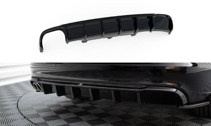 Audi A6 Avant C7 2011-2014 Diffuser V.1 (Dubbla utblås på vänster sida) Maxton Design i gruppen Bilmodeller / Audi / A6 - S6 - RS6 (C7) 2011-2018 / Styling / Diffuser hos DDESIGN AB (AU-A6-C7-AV-RS1GOO_)