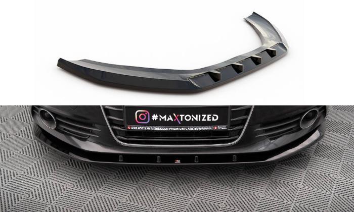 Audi A6 C7 2011-2014 Frontsplitter V.3 Maxton Design i gruppen Bilmodeller / Audi / A6 - S6 - RS6 (C7) 2011-2018 / Styling hos DDESIGN AB (AU-A6-C7-FD3G)