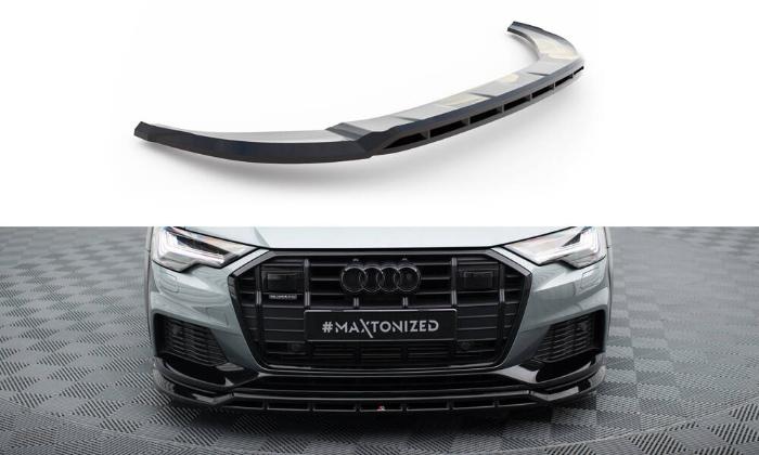 Audi A6 Allroad C8 2018-2023 Frontsplitter V.1 Maxton Design i gruppen Bilmodeller / Audi / A6 - S6 - RS6 (C8) 2018+ / Styling hos DDESIGN AB (AU-A6-C8-AR-FD1G-FD1RG)