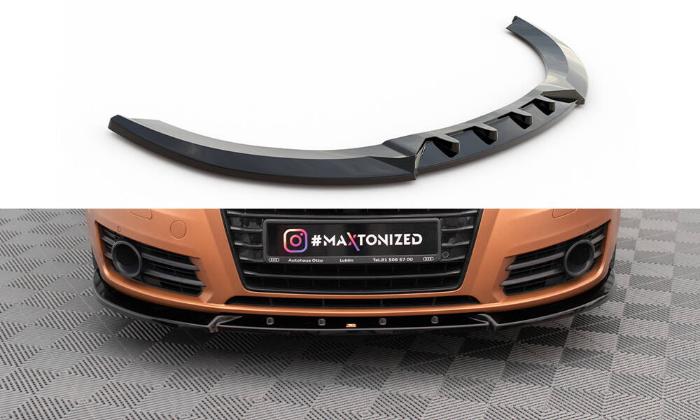 Audi A7 C7 2010-2014 Frontsplitter V.2 Maxton Design i gruppen Bilmodeller / Audi / A7 - S7 - RS7 (4G8) 2010-2018 / Styling hos DDESIGN AB (AU-A7-C7-FD2G)