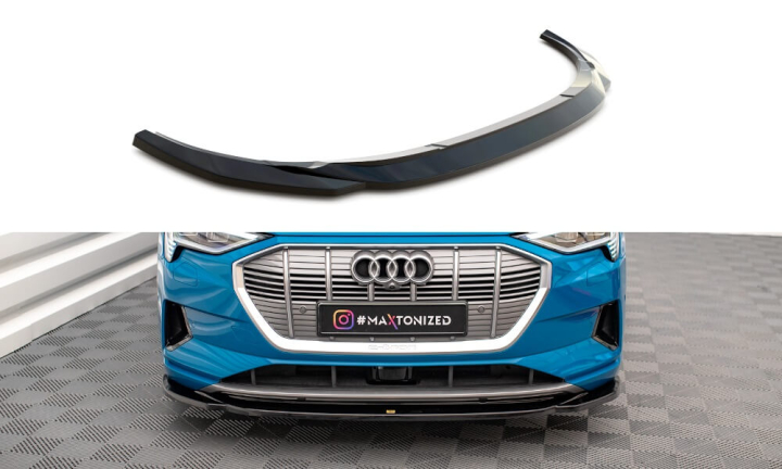 Audi E-tron 2018-2022 Frontsplitter V.1 Maxton Design i gruppen Bilmodeller / Audi / E-tron 2018-2022 hos DDESIGN AB (AU-ETRON-1-FD1)