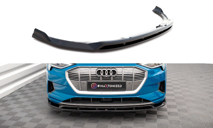 Audi E-tron 2018-2022 Frontsplitter V.2 Maxton Design i gruppen Bilmodeller / Audi / E-tron 2018-2022 hos DDESIGN AB (AU-ETRON-1-FD2-FD2R)