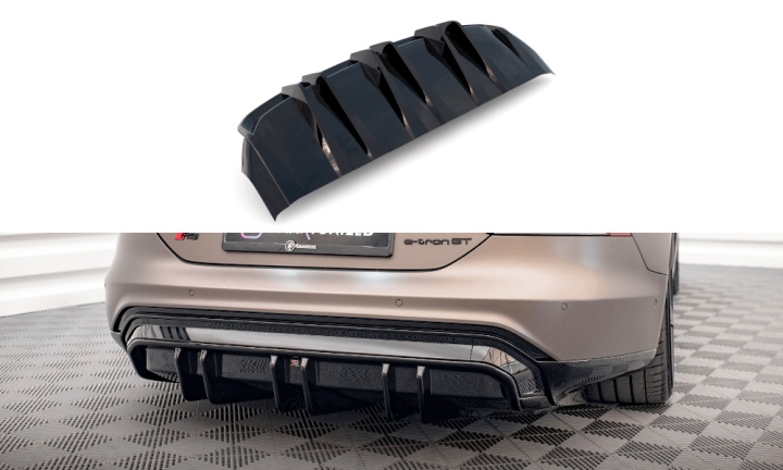 AU-ETRON-1-RS-RS1G Audi e-Tron GT / RS GT 2021+ Diffuser V.1 Maxton Design