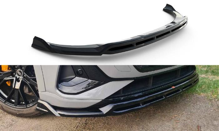 Audi e-Tron S-Line 2018-2022 Frontsplitter V.1 Maxton Design i gruppen Bilmodeller / Audi / E-tron 2018-2022 hos DDESIGN AB (AU-ETRON-1-SLINEFD3GFD3RG)