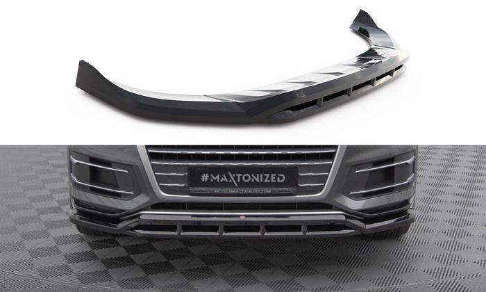 Audi Q7 Mk2 2015-2019 Frontläpp / Frontsplitter Maxton Design i gruppen Bilmodeller / Audi / Q7 (4M) 2015+ hos DDESIGN AB (AU-Q7-2-FD1G-FD1RG)