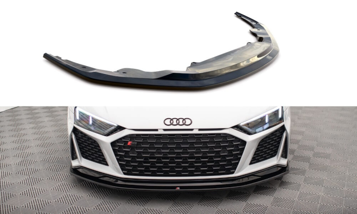 Audi R8 Mk2 Facelift 2018-2023 Frontsplitter V.2 Maxton Design  i gruppen Bilmodeller / Audi / R8 2006+ / Styling hos DDESIGN AB (AU-R8-2F-FD3-FD3R)