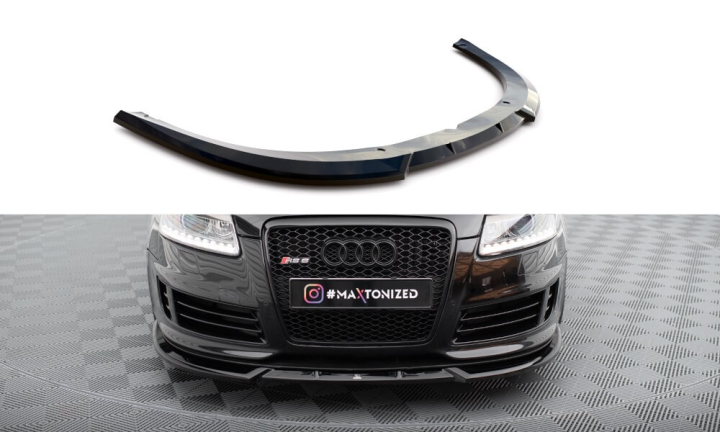 Audi RS6 Avant C6 2007-2010 Frontsplitter V.2 Maxton Design i gruppen Bilmodeller / Audi / A6 - S6 - RS6 (C6) 2004-2011 / Styling hos DDESIGN AB (AU-RS6-C6-FD2)