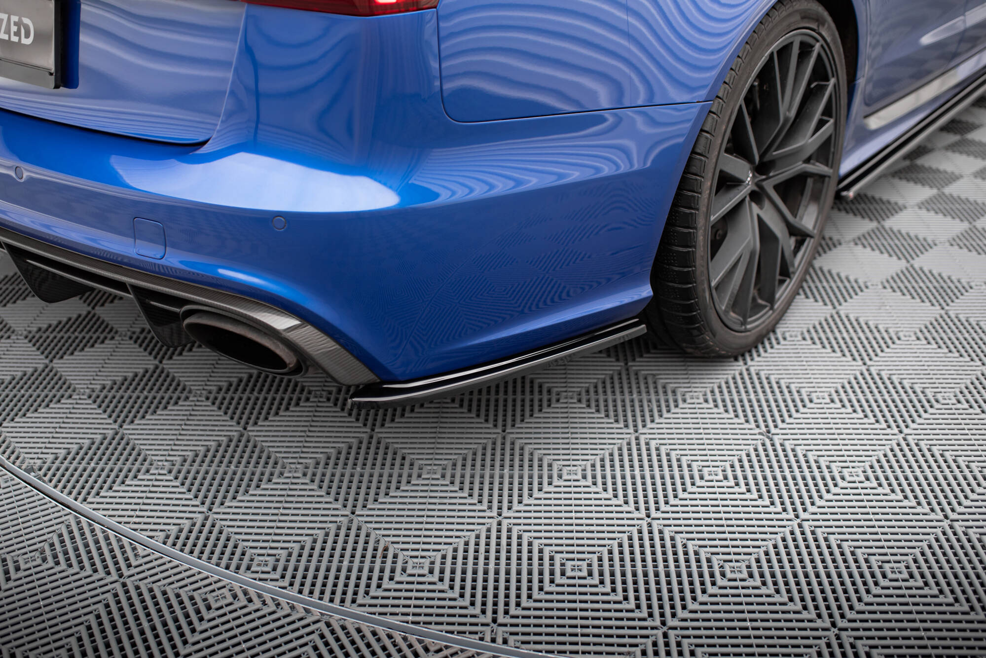 Audi RS6 C7 2013-2017 Bakre Sido Splitter Maxton Design