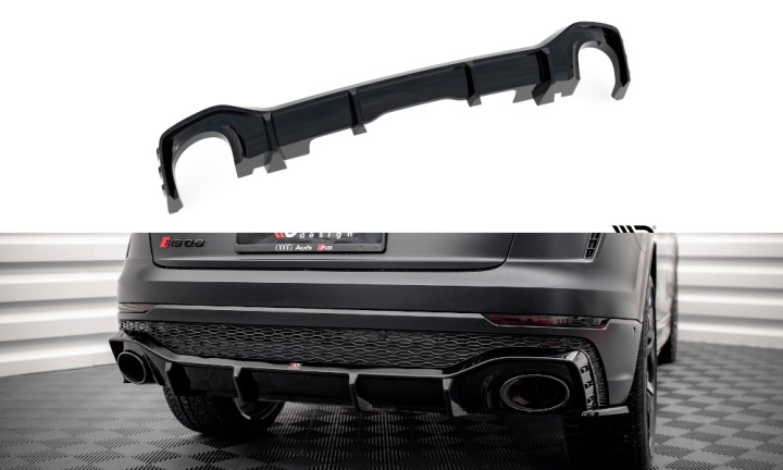 AU-RSQ8-1-RS1G Audi RSQ8 Mk1 2019+ Diffuser V.1 Maxton Design