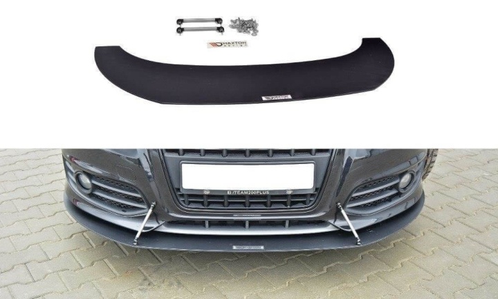 AU-S3-2F2-CNC-FD1A Audi S3 8P 2009-2013 Racing Splitter (Facelift) Maxton Design