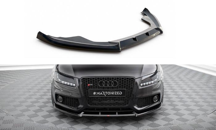 Audi S5 / A5 S-Line 8T 2007-2011 Frontläpp / Frontsplitter V.2 Maxton Design i gruppen Bilmodeller / Audi / A5 - S5 - RS5 (8T/8F) 2008-2016 / Styling hos DDESIGN AB (AU-S5-1-FD1G)