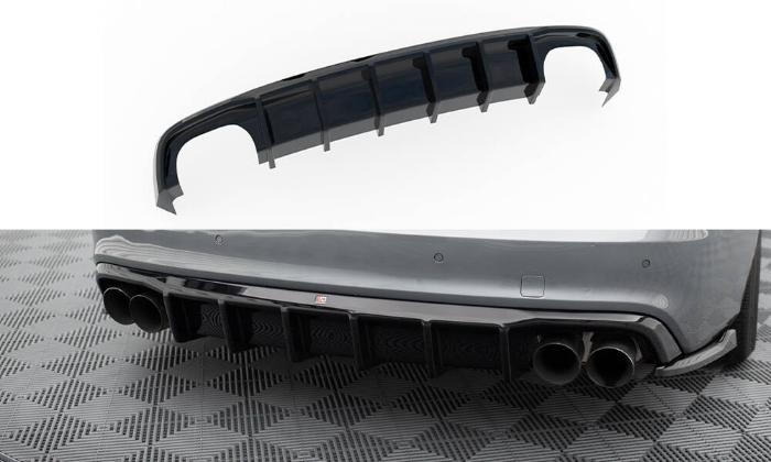 Audi S5 / A5 S-Line Coupé 8T Facelift 2011-2016 Diffuser V.1 Maxton Design i gruppen Välj bilmodell / Audi / A5 - S5 - RS5 (8T/8F) 2008-2016 / Styling hos DDESIGN Scandinavia AB (AU-S5-1F-RS1G)