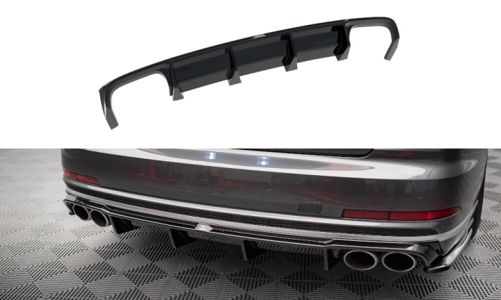 Audi S8 D5 2019-2021 Diffuser V.1 Maxton Design i gruppen Bilmodeller / Audi / A8 - S8 (D5) 2019+ hos DDESIGN AB (AU-S8-D5-RS1G)