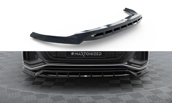 Audi SQ8 / Q8 S-Line Mk1 2018-2023 Frontsplitter V.1 Maxton Design i gruppen Bilmodeller / Audi / Q8 - SQ8 - RS Q8 2018+ hos DDESIGN AB (AU-SQ8-1-FD1G-FD1RG)