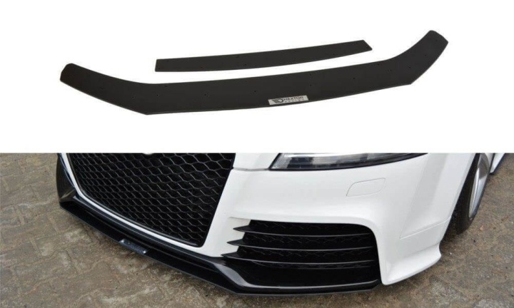 AU-TT-2-RS-CNC-FD1A Audi TTRS 8J 2009-2014 Racing Front Splitter V.1 Maxton Design