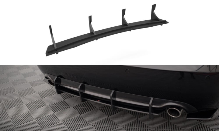 Audi A4 S-Line B7 2004-2008 Street Pro Diffuser V.1 Maxton Design  i gruppen Bilmodeller / Audi / A4 - S4 - RS4 (B7) 2004-2008 / Styling hos DDESIGN AB (AUA4B7CNC-RS1)