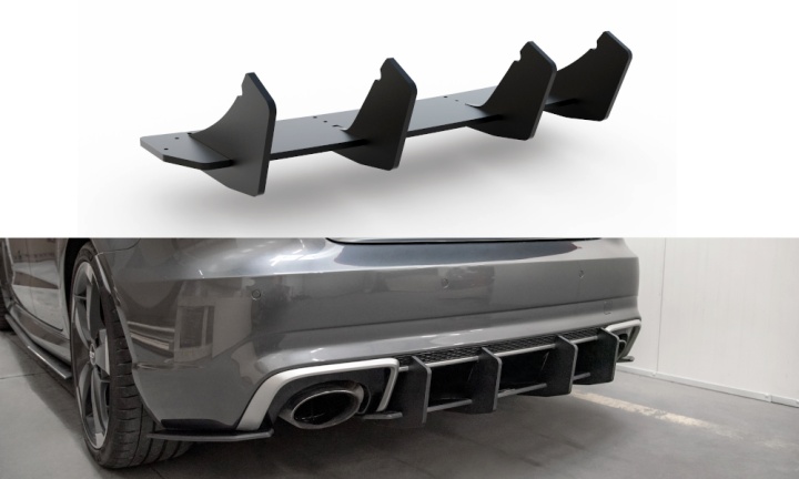 AURS38VCNC-RS4B Audi RS3 8V 2015-2016 Racing Diffuser Durability V.2 Sportback Maxton Design