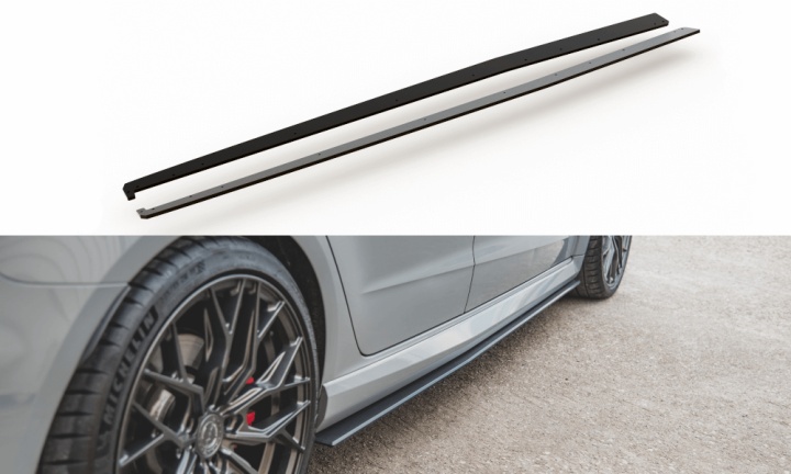 AURS38VCNC-SD2B Audi RS3 8V 2015-2016 Sidokjolar Durability Sportback Maxton Design