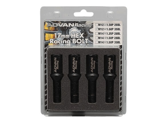 Advan Hjulbult (Svart) - 4 Pack i gruppen Universala produkter / Fälgar & Däck / Hjulbultar & Muttrar & Pinnbultar / Hjulbultar hos DDESIGN Scandinavia AB (AdvanHjulbult4Pack)