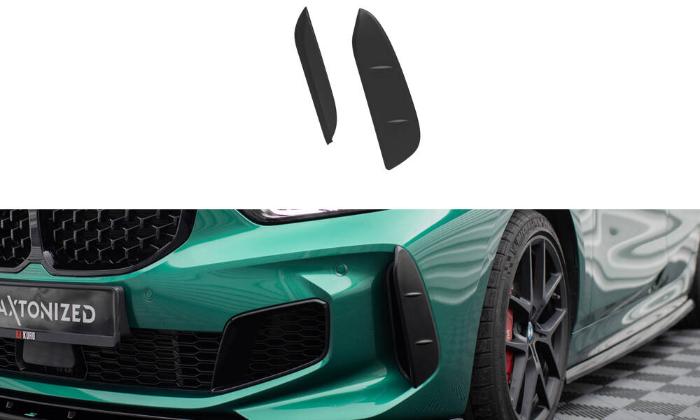 BMW 1-Serie F40 M-Sport (inkl. M135i) 2019+ Luftstyrningar / Luftintag Maxton Design i gruppen Välj bilmodell / BMW / 1-serie (F40) 2019+ / Styling / Canards hos DDESIGN Scandinavia AB (BM-1-40-M-FBB1)