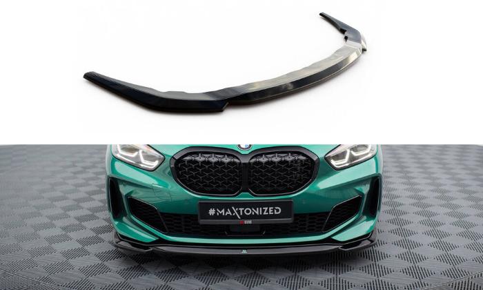 BMW M135i F40 2019+ Frontsplitter V.10 Maxton Design i gruppen Bilmodeller / BMW / 1-serie (F40) 2019+ / Styling / Frontläppar hos DDESIGN AB (BM-1-40-M-FD3G)