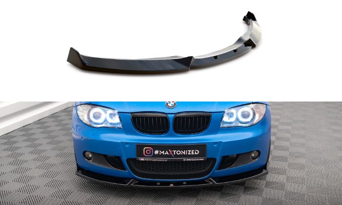 BMW 1 M-Pack E87 Facelift 2007-2011 Frontläpp / Frontsplitter V.2 Maxton Design i gruppen Bilmodeller / BMW / 1-serie (E81-E87) 2004-2013 / Styling hos DDESIGN AB (BM-1-87F-MPACK-FD2G)