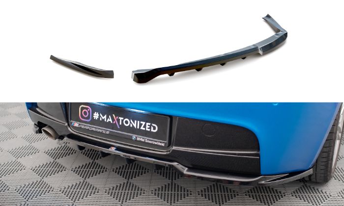 BMW 1 M-Pack E87 Facelift 2007-2011 Bakre Splitter / Diffuser Maxton Design i gruppen Bilmodeller / BMW / 1-serie (E81-E87) 2004-2013 / Styling hos DDESIGN AB (BM-1-87F-MPACK-RD1G-RD2G)