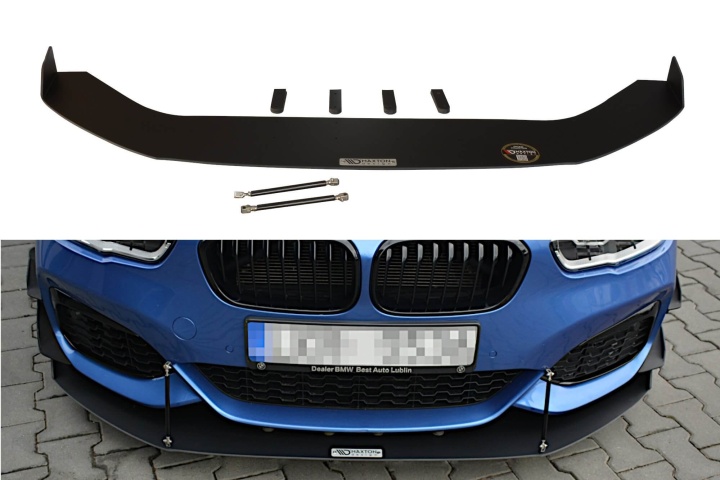 BM-1-F20F-M-CNC-FD2A BMW 1-Serie F20/F21 M-Sport LCI 2015-2019 Racingsplitter V.2 Maxton Design