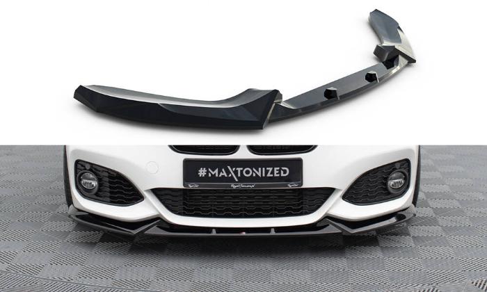 BMW 1-Serie F20/F21 M-Sport LCI 2015-2019 Frontsplitter V.5 Maxton Design i gruppen Bilmodeller / BMW / 1-serie 2-serie (F20-F23) 2011-2019 / Styling / Frontläppar hos DDESIGN AB (BM-1-F20F-M-FD5G)