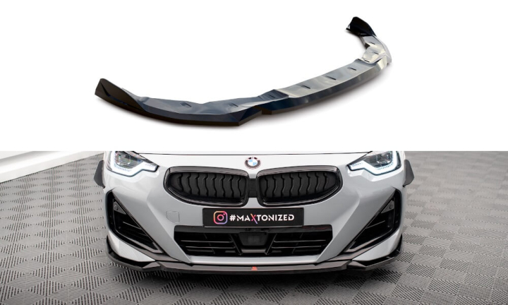 BMW 2-Serie Coupe M-Pack / M240i G42 2021+ Frontsplitter V.1 Maxton Design i gruppen Bilmodeller / BMW / 2-serie (G42) 2022+ hos DDESIGN AB (BM-2-42-MPACK-FD1)