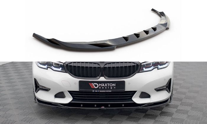 BMW 3 Sport Line G20 / G21 2018-2022 Frontläpp / Frontsplitter V.2 Maxton Design i gruppen Bilmodeller / BMW / 3-serie-4-serie (G20-G26) 19+ / Styling / Frontläppar hos DDESIGN AB (BM-3-20-SPORT-FD2G)