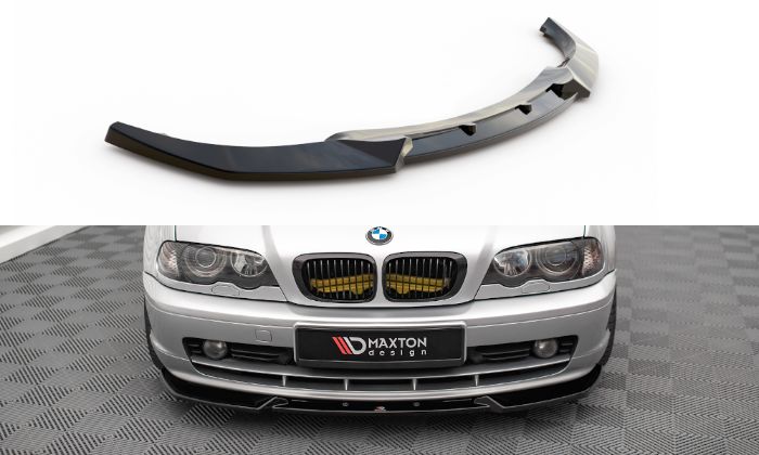 BMW 3 Coupe E46 1998-2003 Frontläpp / Frontsplitter V.3 Maxton Design i gruppen Bilmodeller / BMW / 3-serie (E46) 1998-2005 / Styling / Frontläppar hos DDESIGN AB (BM-3-46-C-FD3G)